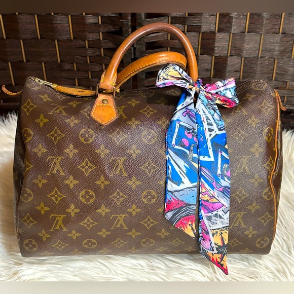 Louis Vuitton Monogram Speedy 35 Good Vintage Condition - Picture 6 of 16